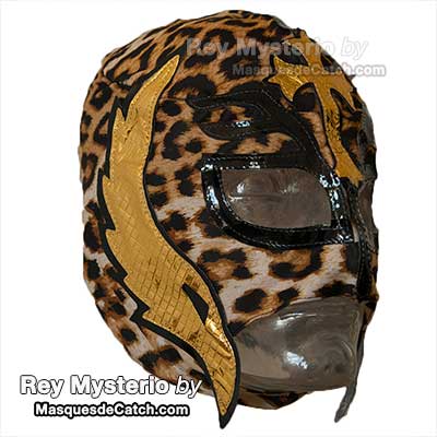 Máscara de lucha Panthera "Rey Mysterio" de tela
