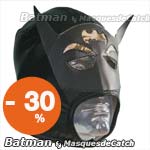 Máscara de "Batman" estilo luchador