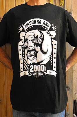 Mascara Año 2000 Camiseta Lucha Libre