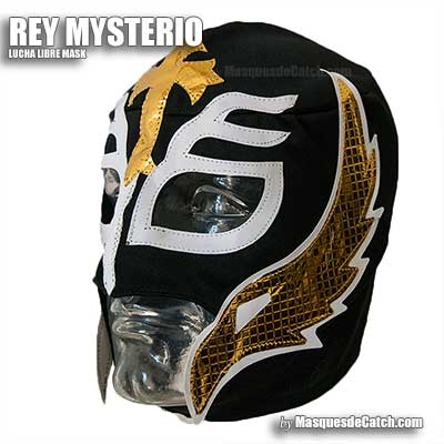 Máscara de Lucha Libre Rey Mysterio, Adulto - Tela