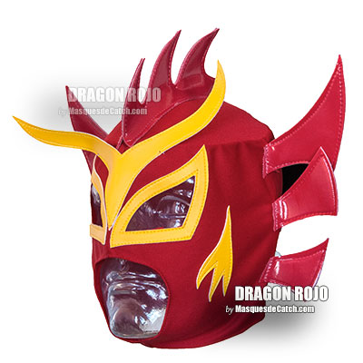 Máscara del luchador "Dragon Rojo"