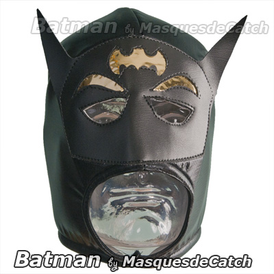 Máscara de "Batman" estilo luchador
