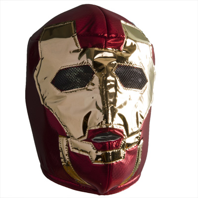 Máscara de "Iron Man" estilo luchador
