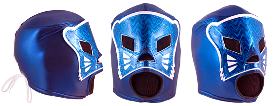 Máscara del luchador "Blue Panther"